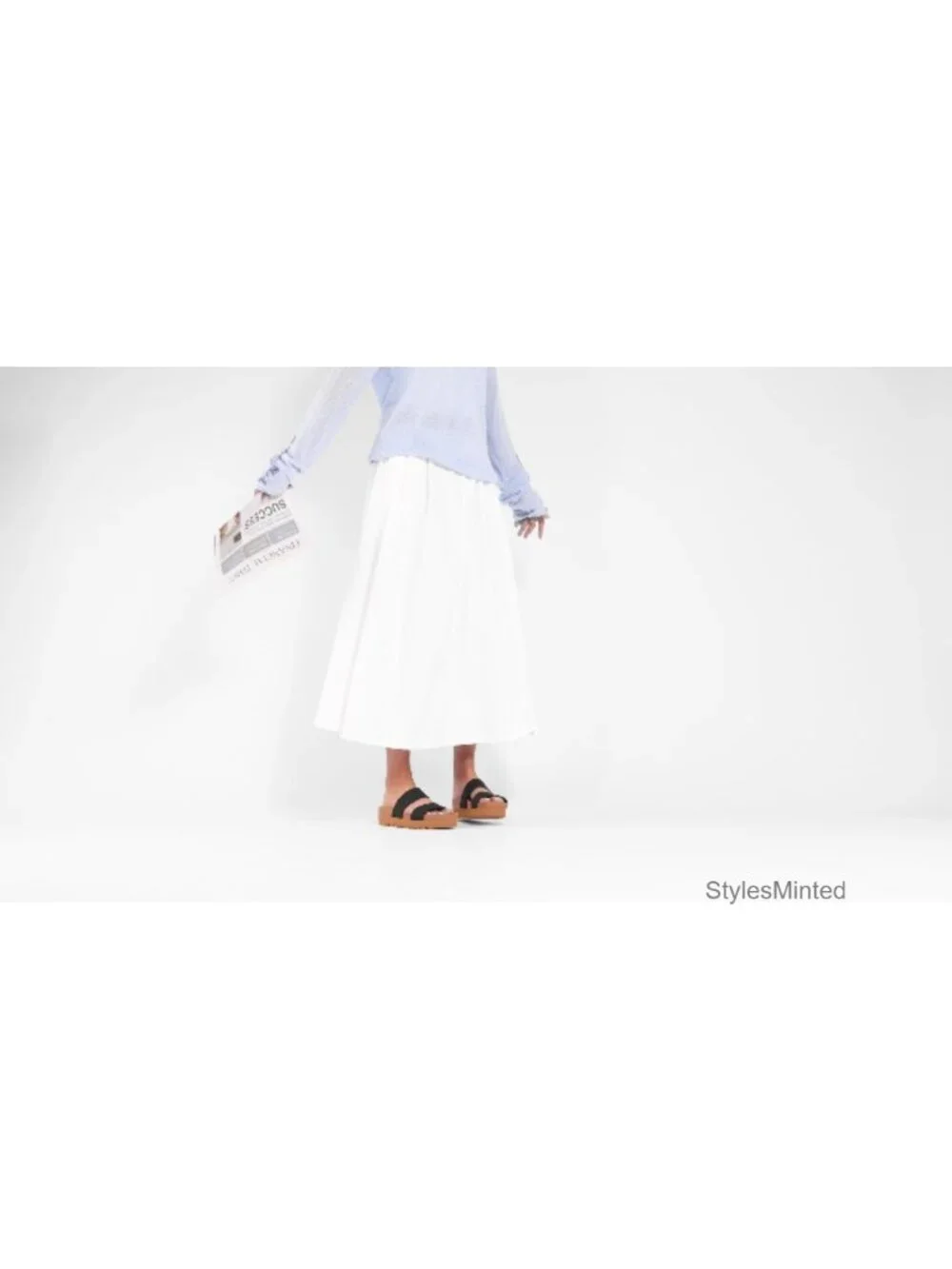 Women Platform Sandals Arch Support Cork Insole Slip On